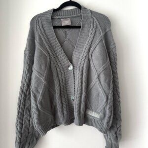 The Tortured Poets Department Gray Cardigan Size XS/S